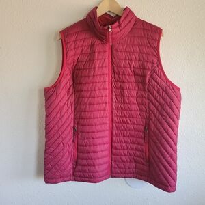 Duluth Trading Co Women's Pink Quilted Vest